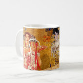 Gustav Klimt, Gemälde Collage, Kombinierte Kunst Kaffeetasse (Vorderseite Links)