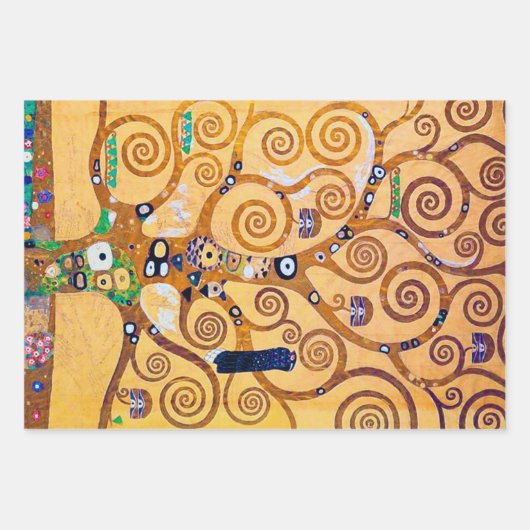 Gustav Klimt Geschenkpapier Set (Vorderseite 3)