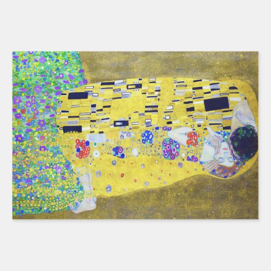 Gustav Klimt Geschenkpapier Set (Vorderseite)