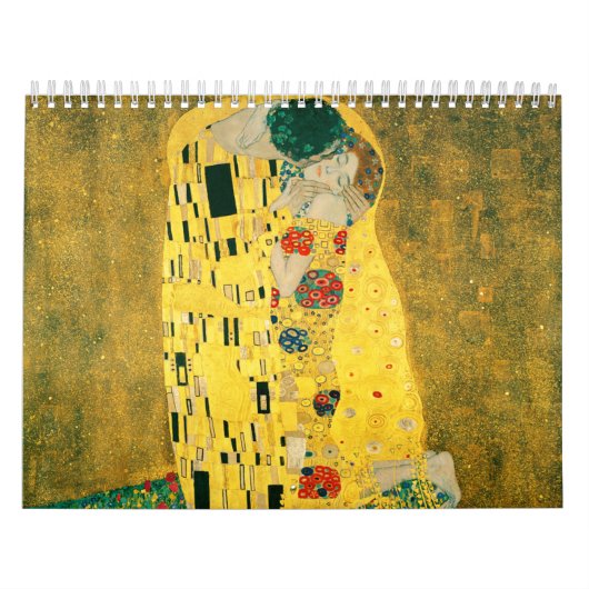 Gustav Klimt Golden Frische Pasta machen Kalender (Titelbild)