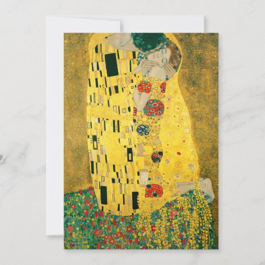 Gustav Klimt Golden Traumstrecke Airolo - Gletsch Einladung (Vorderseite)