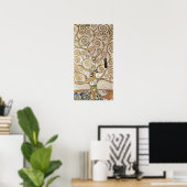Gustav Klimt Goldener Baum des Lebens mit Vogel Poster (Heimbüro)