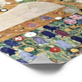 Gustav Klimt Goldener Baum des Lebens mit Vogel Poster (Ecke)