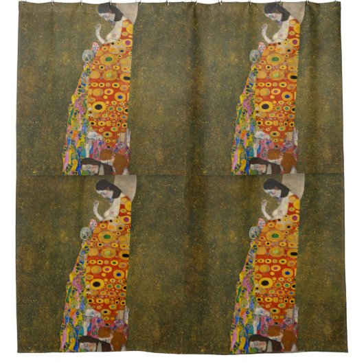 Gustav Klimt - Hoffnung Duschvorhang (Vorderseite)
