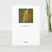 Gustav Klimt - Hoffnung II Karte (Rückseite)