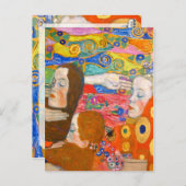 Gustav klimt, Hoffnung II Postkarte (Vorne/Hinten)