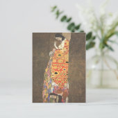 Gustav Klimt - Hoffnung II Postkarte (Stehend Vorderseite)