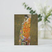 Gustav Klimt - Hoffnung II - Schönes Kunstwerk Postkarte (Stehend Vorderseite)