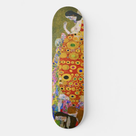 Gustav Klimt - Hoffnung II Skateboard (Vorderseite)