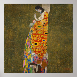 Gustav Klimt - Hoffnung Poster