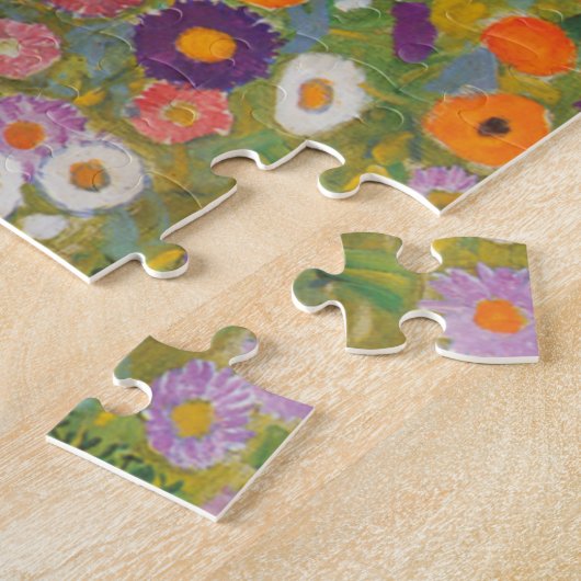 Gustav Klimt Hütte Garden (Bauerngarten) 1907 Puzzle (Seite)