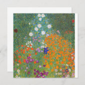 Gustav Klimt Hütte Garden Malerkarte (Vorne/Hinten)