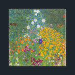 Gustav Klimt Hütte Garden Quadratische Visitenkarte<br><div class="desc">Gustav Klimt Hütte Garden</div>