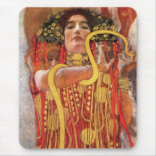 Gustav Klimt - Hygieia Medicine Goddess of Health Mousepad