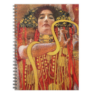 Gustav Klimt - Hygieia Medicine Goddess of Health Notizblock
