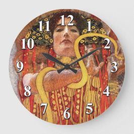 Gustav Klimt - Hygieia Medizin-Göttin der Große Wanduhr