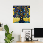 Gustav Klimt Inspirierte das "Baum-Poster" Poster (Heimbüro)