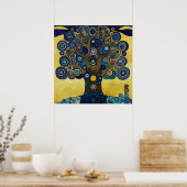 Gustav Klimt Inspirierte das "Baum-Poster" Poster (Küche)