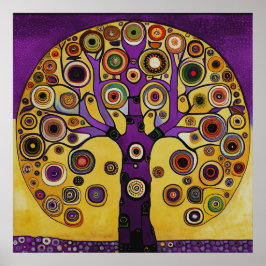 Gustav Klimt Inspirierte das "Baum-Poster" Poster