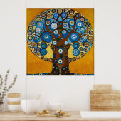 Gustav Klimt Inspirierte das "Baum-Poster" Poster (Küche)
