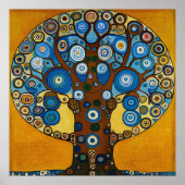 Gustav Klimt Inspirierte das "Baum-Poster" Poster (Vorne)