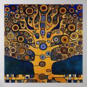Gustav Klimt Inspirierte das "Baum-Poster" Poster (Vorne)