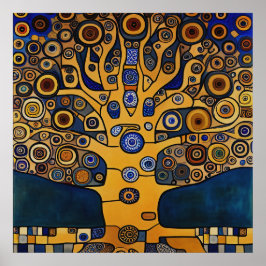 Gustav Klimt Inspirierte das "Baum-Poster" Poster