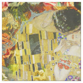 Gustav Klimt ist der Kiss_EDITED ART TRIBUTE Stoff (Nahaufnahme)