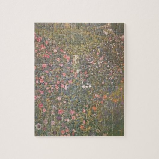 Gustav Klimt - italienische Gartenbaulandschaft Puzzle (Vertikal)