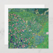 Gustav Klimt - Italienische Gartenlandschaft Dankeskarte (Vorne/Hinten)