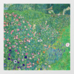 Gustav Klimt - Italienische Gartenlandschaft Fensteraufkleber<br><div class="desc">Italienische Gartenlandschaft / Italienische Kulturlandschaft - Gustav Klimt,  Öl auf Leinwand,  1913</div>