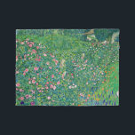 Gustav Klimt - Italienische Gartenlandschaft Fleecedecke<br><div class="desc">Italienische Gartenlandschaft / Italienische Kulturlandschaft - Gustav Klimt,  Öl auf Leinwand,  1913</div>
