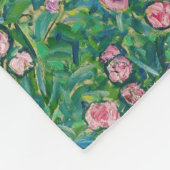 Gustav Klimt - Italienische Gartenlandschaft Fleecedecke (Ecke)