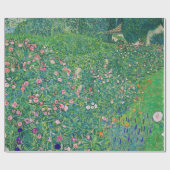 Gustav Klimt - Italienische Gartenlandschaft Geschenkpapier (Flach)