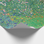 Gustav Klimt - Italienische Gartenlandschaft Geschenkpapier (Ecke)