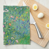 Gustav Klimt - Italienische Gartenlandschaft Geschirrtuch (Viertel Falte)