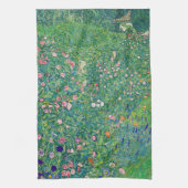 Gustav Klimt - Italienische Gartenlandschaft Geschirrtuch (Vertikal)