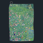 Gustav Klimt - Italienische Gartenlandschaft Golfhandtuch<br><div class="desc">Italienische Gartenlandschaft / Italienische Kulturlandschaft - Gustav Klimt, Öl auf Leinwand, 1913</div>