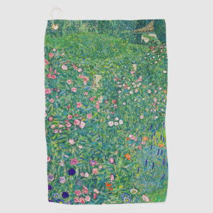 Gustav Klimt - Italienische Gartenlandschaft Golfhandtuch