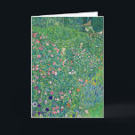 Gustav Klimt - Italienische Gartenlandschaft Karte<br><div class="desc">Italienische Gartenlandschaft / Italienische Kulturlandschaft - Gustav Klimt, Öl auf Leinwand, 1913</div>