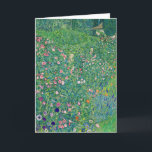 Gustav Klimt - Italienische Gartenlandschaft Karte<br><div class="desc">Italienische Gartenlandschaft / Italienische Kulturlandschaft - Gustav Klimt, Öl auf Leinwand, 1913</div>