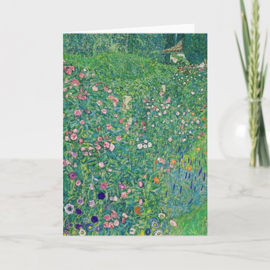 Gustav Klimt - Italienische Gartenlandschaft Karte (Vorderseite)