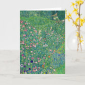 Gustav Klimt - Italienische Gartenlandschaft Karte (Gelbe Blume)