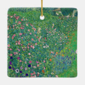 Gustav Klimt - Italienische Gartenlandschaft Keramikornament (Rückseite)