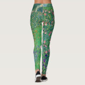 Gustav Klimt - Italienische Gartenlandschaft Leggings (Rückseite)