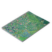 Gustav Klimt - Italienische Gartenlandschaft Notizblock (Linke Seite)