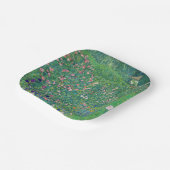 Gustav Klimt - Italienische Gartenlandschaft Pappteller (Gewinkelt)