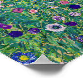 Gustav Klimt - Italienische Gartenlandschaft Poster (Ecke)