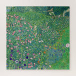 Gustav Klimt - Italienische Gartenlandschaft Puzzle<br><div class="desc">Italienische Gartenlandschaft / Italienische Kulturlandschaft - Gustav Klimt,  Öl auf Leinwand,  1913</div>