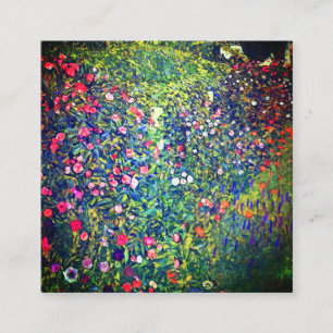 Gustav Klimt Italienischer Garten Begleitkarte